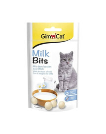 GIMCAT Tasty Tabs Milk Bits 40g mléčná pochoutka pro kočky