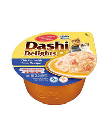 INABA Cat Dashi Delights kuře a tuňák 70 g