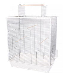 INTERZOO Fiona XL Klatka dla ptaków 78 cm biała