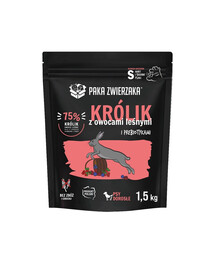 PAKA ZWIERZAKA Seventh Heaven Suché krmivo Králík s lesním ovocem S 1,5 kg