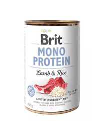 BRIT Mono Protein Lamb & Rice 400 g monoproteinové jehněčí a rýžové krmivo