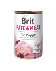 BRIT Pate&Meat puppy 400 g paštika pro štěňata