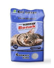 Certech Super Benek Compact Line Sea Breeze 25 l jemné stelivo pro kočky s vůní mořského vánku
