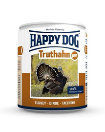 Happy Dog Truthahn Pur 800g - konzerva pro psy s krůtím masem