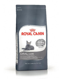 Royal Canin Oral Care 1,5 kg granule pro kočky pomáhá snižovat tvorbu zubního kamene 