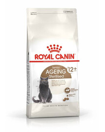 Royal Canin Senior Ageing Sterilised 12+, 2 kg - granule pro starší kočky nad 12 let po sterilizaci
