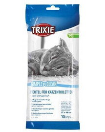 Plastové sáčky Trixie Simple'n'Clean na odpadkový koš velikosti M 10 ks