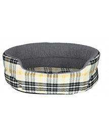 Trixie Legowisko Lucky 55 x 45 cm czarno - siwe