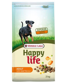 Versele-Laga Happy Life Adult Beef 15 kg krmivo pro dospělé psy