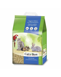 Cat's Best Universal stelivo pro kočky, hlodavce a ptáky objem 20 l (11 kg)