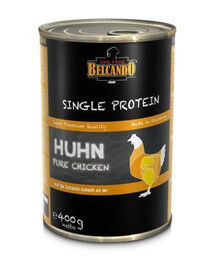 BELCANDO Single Protein with Chicken 400 g monoproteinové vlhké krmivo pro psy 400 g