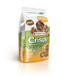 Versele - Laga Crispy Muesli Hamster 1 kg granule pro křečky