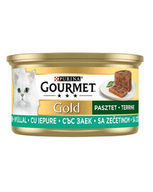 Purina Gourmet Gold konzerva s králíkem 85 g