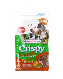 Versele-Laga Crispy Snack Fibres 650 g doplňkové krmivo pro králíky a morčata