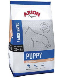 Arion Original Puppy Large Salmon & Rice 12 kg - granule pro mladé psy velkých plemen
