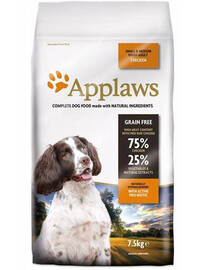 APPLAWS granule s kuřecím masem pro dospělé psy malých a středních plemen 7,5 kg
