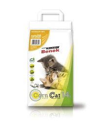 Certech Super Benek Corn Cat Natural 14l kukuřičné stelivo pro kočky 14 l