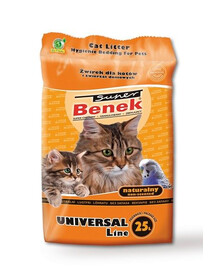 Certech Super Benek Standard hrubé přírodní stelivo pro kočky 25 l
