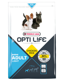 Versele-Laga Opti Life Adult Light Mini 7,5 kg granule pro psy malých plemen
