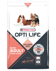 Versele-Laga Opti Life Adult Skin Care Mini 7,5 kg granule pro psy malých plemen