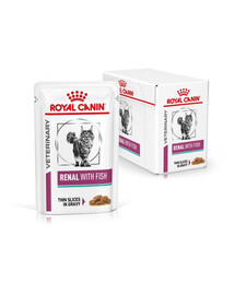 Royal Canin Veterinary Diet Renal Tuna 12x 85 g krmivo pro dospělé kočky s poruchami ledvin