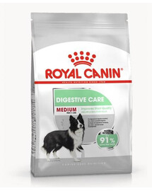 Royal Canin Adult Medium Digestive Care 3 kg - granule pro dospělé psy středních plemen s citlivým trávicím traktem 