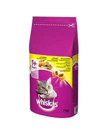 Whiskas (1+ roky) 7 kg granule pro kočky starší 1 roku s kuřecím masem