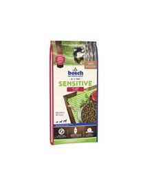Bosch Sensitive Lamb & Rice granule pro psy s citlivým zažíváním s jehněčím masem a rýží 15 kg