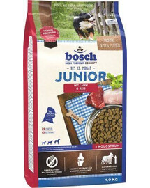BOSCH Junior jehněčí s rýží 1 kg granule pro štěňata a mladé psy 1 kg