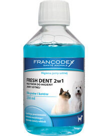 Francodex Fresh Dent perorální tekutina pro psy a kočky 250 ml