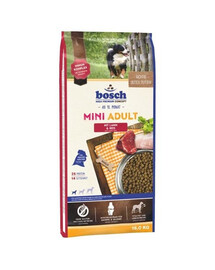 Bosch Mini Adult Lamb & Rice 15 kg granule pro dospělé psy malých plemen