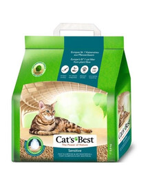 Cats Best Sensitive stelivo pro kočky z přírodních rostlinných vláken 8 l