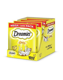DREAMIES Mega Pack 4x180g kočičí pamlsek s lahodným sýrem