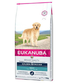 Eukanuba Dog Dry Breed Specific All Golden Retriever Chicken 12 kg granule pro psy s kuřecím masem