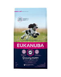 Eukanuba Puppy Medium Breed Chicken granule pro psy 3 kg