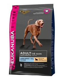 Eukanuba Dog Dry Base Adult Large Breeds Lamb & Rice granule pro psy jehněčí s rýží 2,5 kg