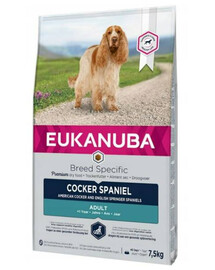 Eukanuba Dog Dry Breed Specific All Cocker Spaniel Chicken 7,5 kg granule pro psy 