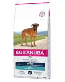 Eukanuba Dog Dry Breed Specific All Boxer Chicken 12 kg - granule pro psy