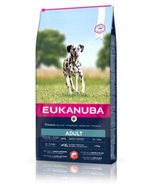 Eukanuba Dog Dry Base Adult All Breeds Salmon 12 kg - granule pro psy