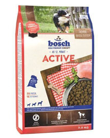 BOSCH Active 3 kg granule pro fyzicky aktivní dospělé psy 3 kg