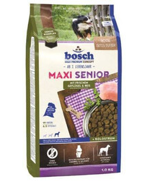 BOSCH Maxi Senior drůbež a rýže 1 kg granule pro psy velkých plemen 1 kg