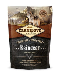 Carnilove Reindeer For Adult 1,5 kg - granule pro dospělé psy se sobím masem 1,5 kg