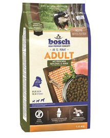 Bosch PetFood Bosch Mit Frischem Geflugel & Hirse 1 kg granule pro psy s drůbežím masem a prosem