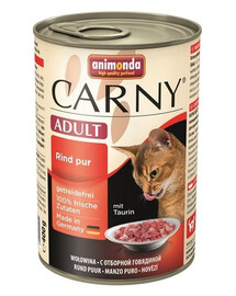 Animonda Carny Adult Rind Pur 400 g konzerva pro dospělé kočky s hovězím masem