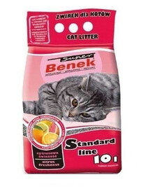 Super Benek Citrus Freshness stelivo pro kočky s citrusovou vůní 10 l