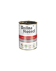 Dolina Noteci Premium konzerva pro dospělé psy s hovězím masem 400 g