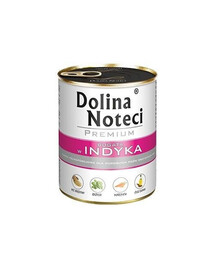 Dolina Noteci Premium mokré krmivo pro psy s vysokým obsahem krůtího masa 800 g