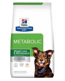 HILL'S Prescription Diet Canine Metabolic granule pro psy s nadváhou 12 kg
