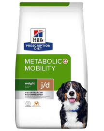 HILL'S Prescription Diet Canine Metabolic + Mobility 4 kg dietní granule pro psy s kuřecím masem 4 kg