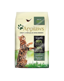 APPLAWS Dry Cat Adult granule pro dospělé kočky s kuřecím a jehněčím masem 7,5 kg